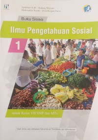 Image of Ilmu Pengetahuan Sosial untuk Kelas VII SMP dan MTs