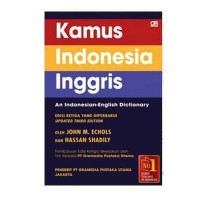 Image of Kamus Indonesia Inggris