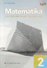 Image of Matematika untuk SMA/MA Kelas XI Kelompok Wajib