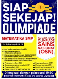 Image of Siap Sekejap! Olimpiade Matematika SMP